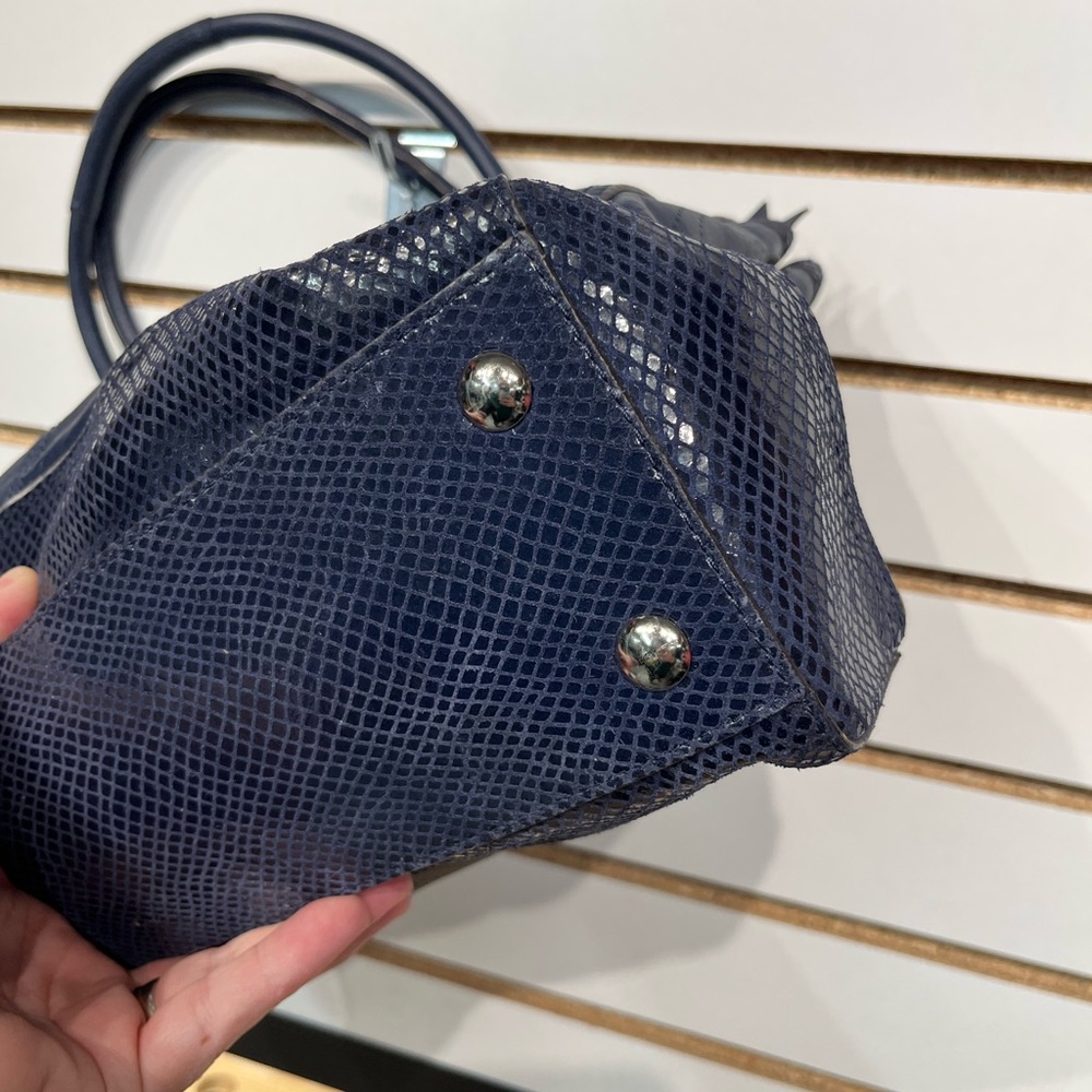 Coach Park Elevated Leather Snakeskin Carryall 2012 - Picture 4 of 12